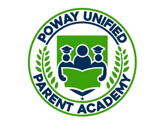 Poway Unified Parent Academy logo design by DreamLogoDesign