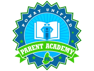 Poway Unified Parent Academy logo design by Suvendu