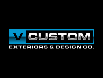 V Custom Exteriors & Design Co. logo design by puthreeone