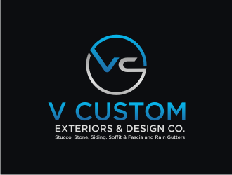 V Custom Exteriors & Design Co. logo design by tejo