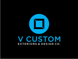 V Custom Exteriors & Design Co. logo design by johana