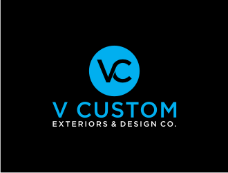 V Custom Exteriors & Design Co. logo design by johana