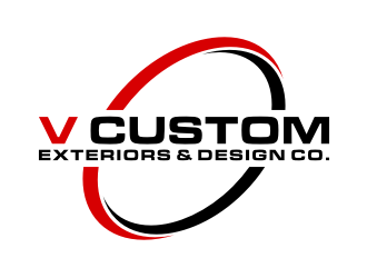 V Custom Exteriors & Design Co. logo design by puthreeone