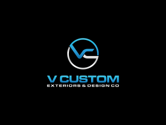 V Custom Exteriors & Design Co. logo design by RIANW