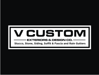 V Custom Exteriors & Design Co. logo design by cecentilan