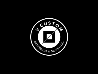 V Custom Exteriors & Design Co. logo design by Adundas