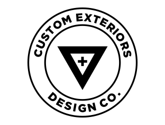 V Custom Exteriors & Design Co. logo design by cikiyunn
