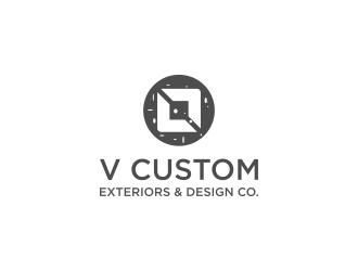 V Custom Exteriors & Design Co. logo design by andayani*