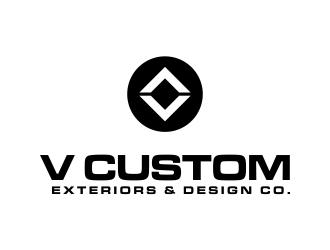 V Custom Exteriors & Design Co. logo design by oke2angconcept