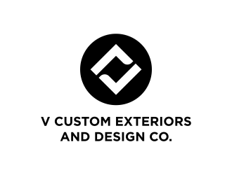 V Custom Exteriors & Design Co. logo design by kurnia