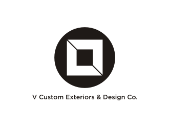V Custom Exteriors & Design Co. logo design by Adundas