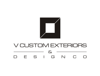 V Custom Exteriors & Design Co. logo design by Adundas