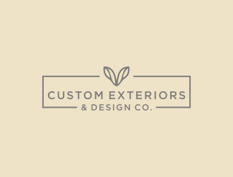 V Custom Exteriors & Design Co. logo design by hashirama