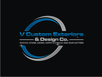 V Custom Exteriors & Design Co. logo design by clayjensen