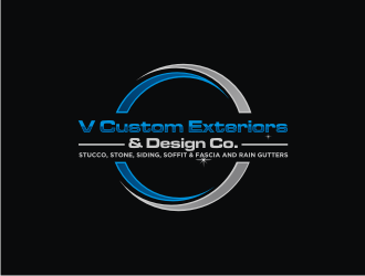 V Custom Exteriors & Design Co. logo design by clayjensen