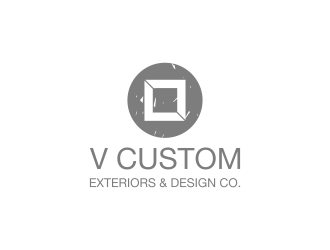V Custom Exteriors & Design Co. logo design by vuunex