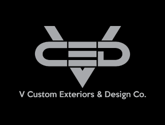 V Custom Exteriors & Design Co. logo design by nona