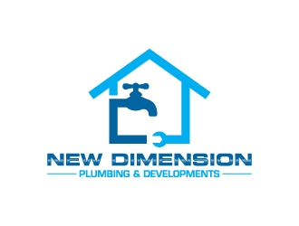 New Dimension Plumbing & Developments logo design by pambudi