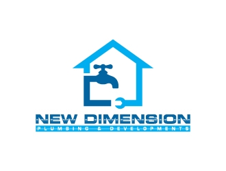 New Dimension Plumbing & Developments logo design by pambudi