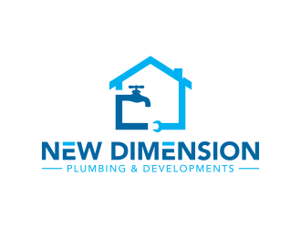 New Dimension Plumbing & Developments logo design by ingepro