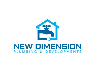 New Dimension Plumbing & Developments logo design by ingepro