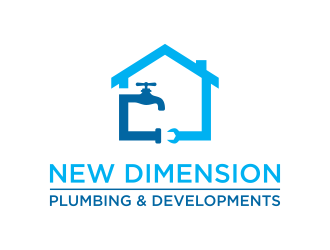 New Dimension Plumbing & Developments logo design by Avro