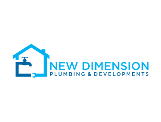 New Dimension Plumbing & Developments logo design by Franky.