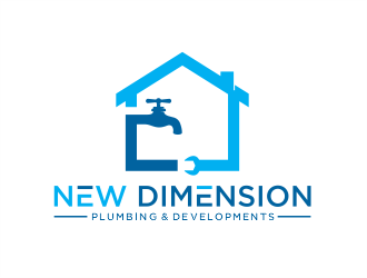 New Dimension Plumbing & Developments logo design by evdesign