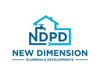 New Dimension Plumbing & Developments logo design by pel4ngi