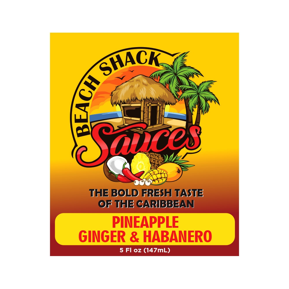 Beach Shack Sauces logo design by chad™