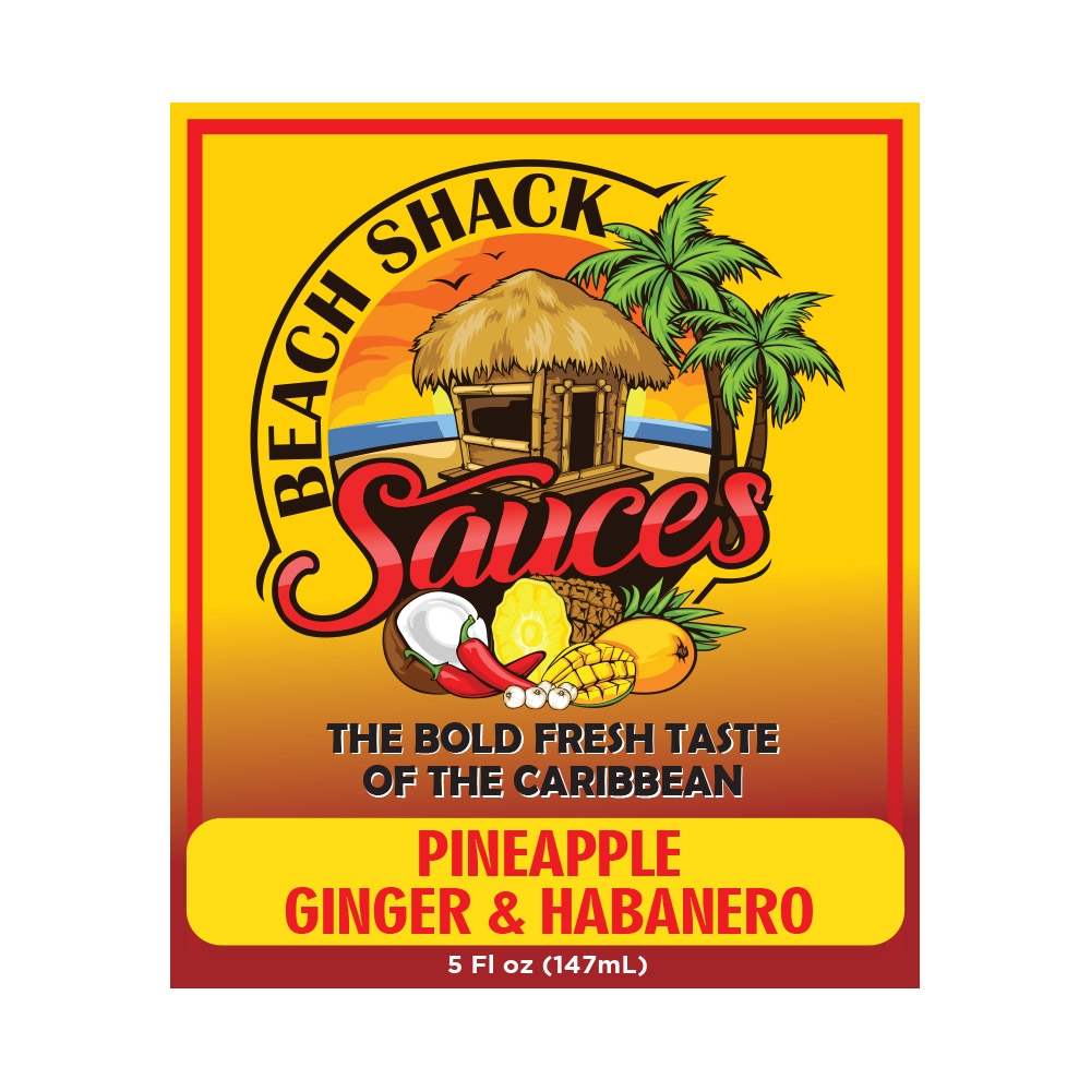 Beach Shack Sauces logo design by chad™