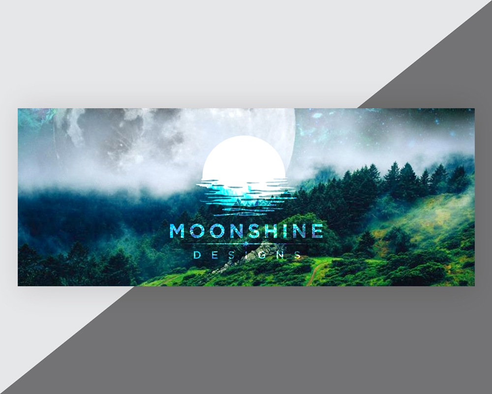 Moonshine Designs logo design by enzidesign