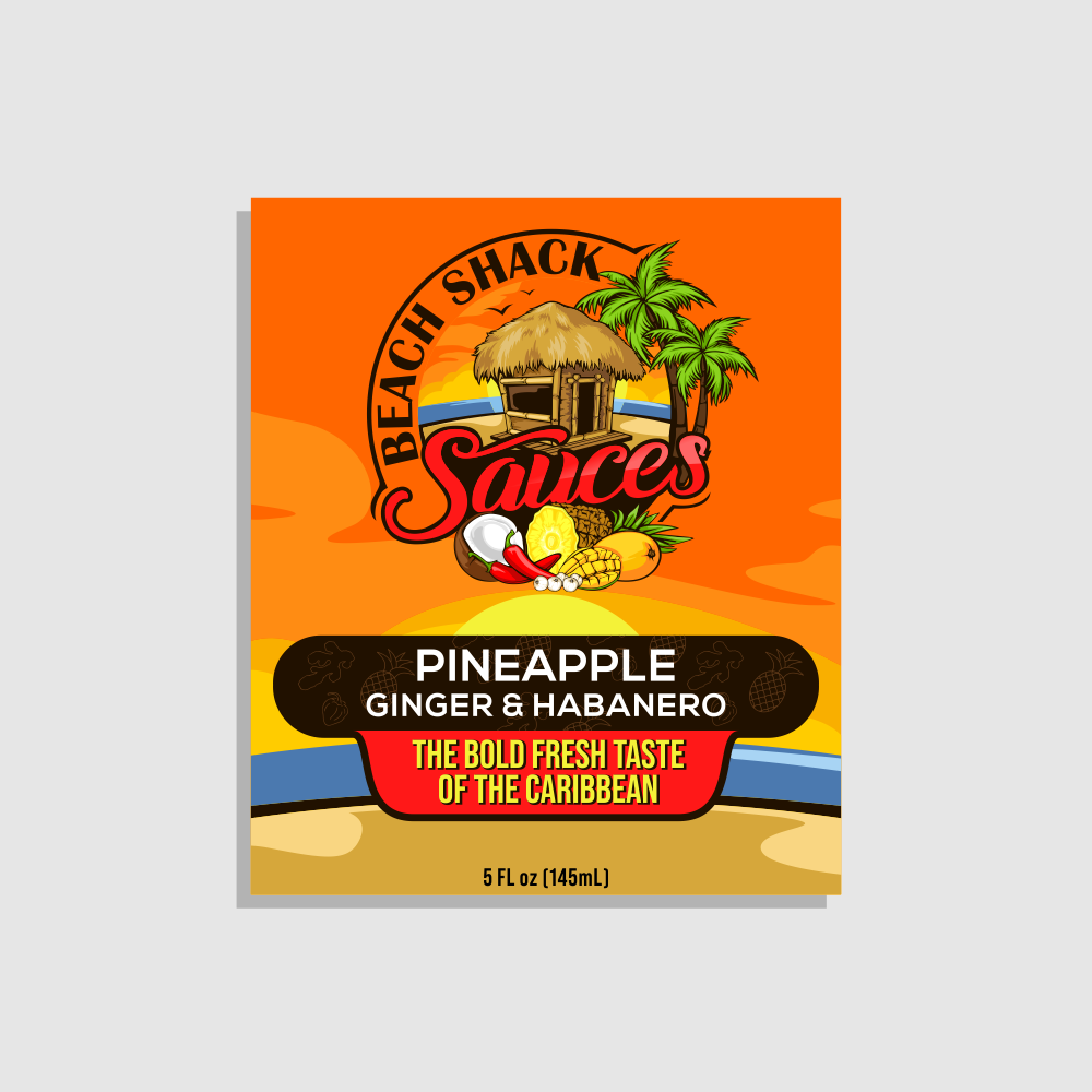 Beach Shack Sauces logo design by brandshark
