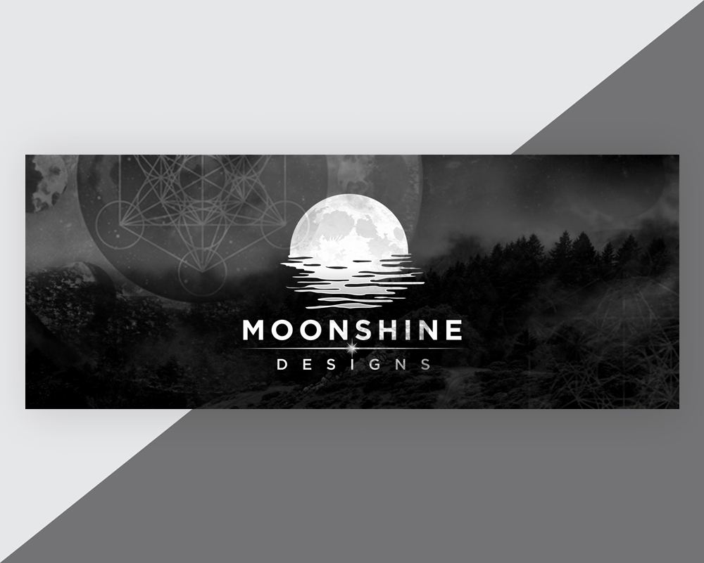 Moonshine Designs logo design by enzidesign