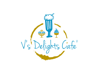 Vs Delights logo design by sodimejo