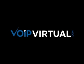 VoipVirtual.com logo design by ManishKoli