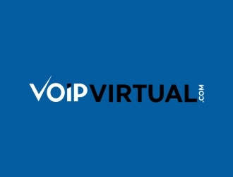 VoipVirtual.com logo design by ManishKoli