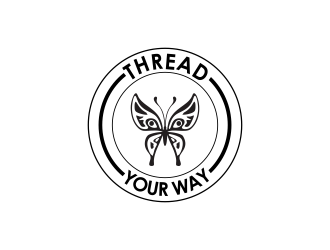Thread Your Way logo design by giphone