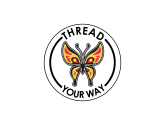 Thread Your Way logo design by giphone