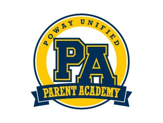 Poway Unified Parent Academy logo design by daywalker