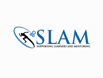 SLAM - Supporting Learners and Mentoring logo design by Gwerth
