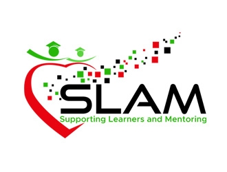 SLAM - Supporting Learners and Mentoring logo design by bage