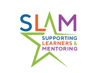 SLAM - Supporting Learners and Mentoring logo design by Roma