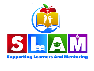 SLAM - Supporting Learners and Mentoring logo design by megalogos