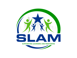 SLAM - Supporting Learners and Mentoring logo design by Greenlight