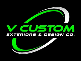V Custom Exteriors & Design Co. logo design by Kirito