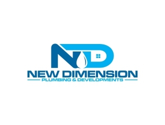 New Dimension Plumbing & Developments logo design by agil