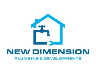 New Dimension Plumbing & Developments logo design by dibyo