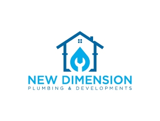 New Dimension Plumbing & Developments logo design by wongndeso
