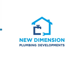 New Dimension Plumbing & Developments logo design by pilKB